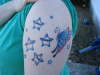 jessica butterfly and stars w/ kids names tattoo