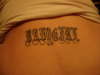 my lower back tattoo