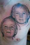 Customers kids tattoo