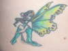 Green Fairie Tattoo