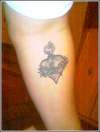 Sacred heart tattoo