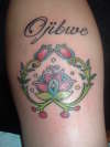 Ojibwe Floral tattoo