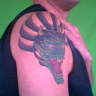 coverup in progress tattoo