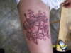 Hawaiian Flower design tattoo