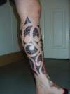 new maori leg piece tattoo