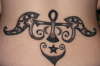 Lower Back Ankh tattoo