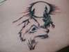 Wolf Tattoo 151282 Close up