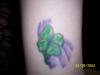 Shamrock Ankle tattoo