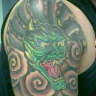japanese sleeve in progress tattoo