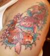 Second Koi with Cherry Blossoms tattoo
