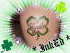 my 1st clover tattoo