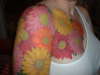 Flower sleeve finished 1 tattoo