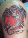 fireman's dragon tattoo