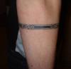 Loweer arm celtic band tattoo