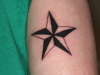 Nautical star tattoo