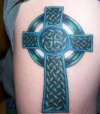 Neon celtic tattoo