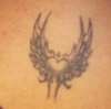 Tribal Heart & Wings tattoo