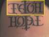 G's Faith Hope Tattoo