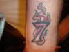 7 in flames tattoo