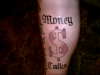 Money Talk$ tattoo