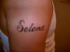 Selena tattoo