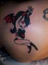 devil chick flash tattoo