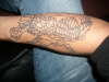 eagle half done tattoo