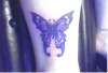 Purple Butterfly tattoo