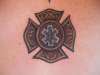 Maltese/star of life tattoo
