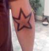 star on my elbow tattoo