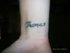 my sons name tattoo