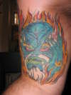 right iner arm oldman tatt tattoo