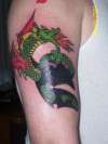 Dragon cover up tattoo