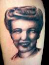 Grandma portrait tattoo