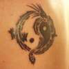 Dragon Yin-Yang tattoo