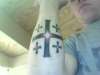 Jeruselem Cross tattoo