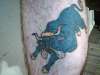 blue bull tattoo