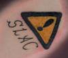 Caution tattoo