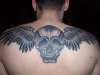 skull and wings! tattoo
