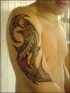 Tribal Demon tattoo