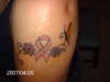 brest cancer tattoo