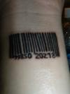 BarCode tattoo