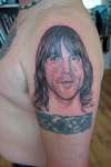 Anthony Kiedis portrait tattoo