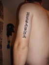daughter's name tattoo