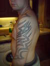 my 1/2 sleve maori trible tattoo