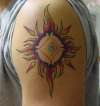 Pride Sun tattoo