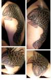 mean koi fish tattoo