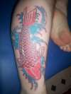 Japanese koi tattoo