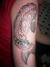 Maori koi tattoo