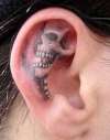 ear tat tattoo